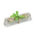 Pachet transparent cu 3 praline de ciocolată