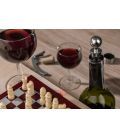 Set de vin cu joc de șah