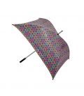 Umbrelă care își schimbă culoarea la picăturile de ploaie
