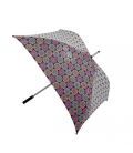 Umbrelă care își schimbă culoarea la picăturile de ploaie