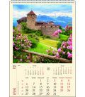 Calendar de perete Castele