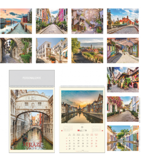 Calendar de perete Străzi