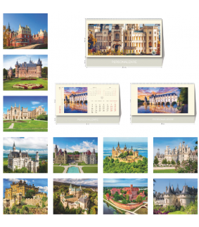 Calendar de birou Castele