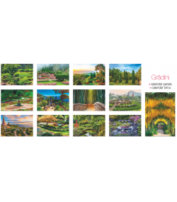 Calendar de perete Grădini